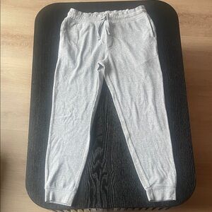 Faherty Light Gray Men's Sweatpants - Cozy Everyday Joggers